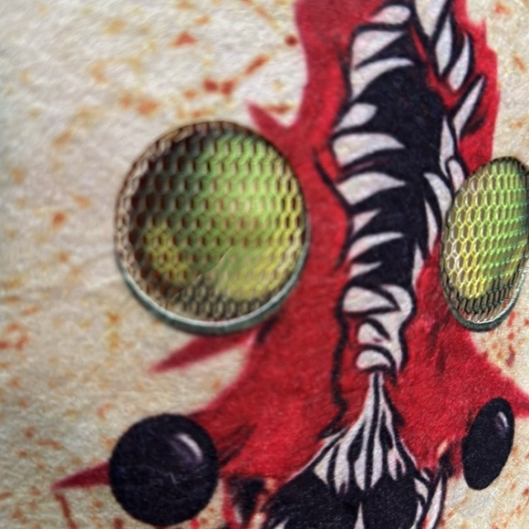 Insect skin suit with slip over mask, you can see through the eyes. Zipper back. - Picture 6 of 6